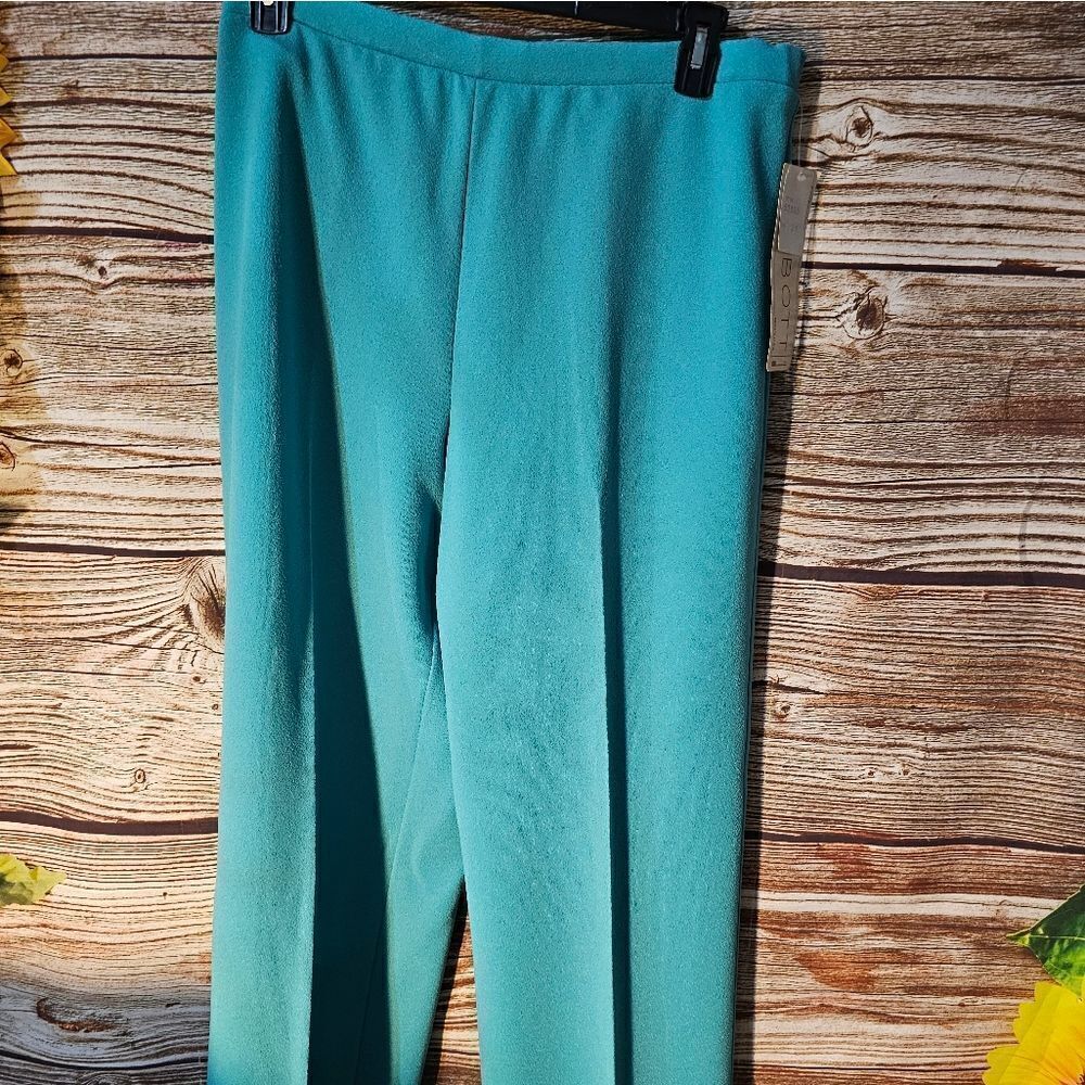 Vintage Talbott pants woman's 20 medium teal NWT